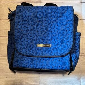 Petunia Pickle Bottom Royal Blue Quilted Backpack